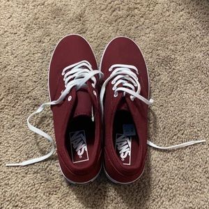 Red/Maroon Vans